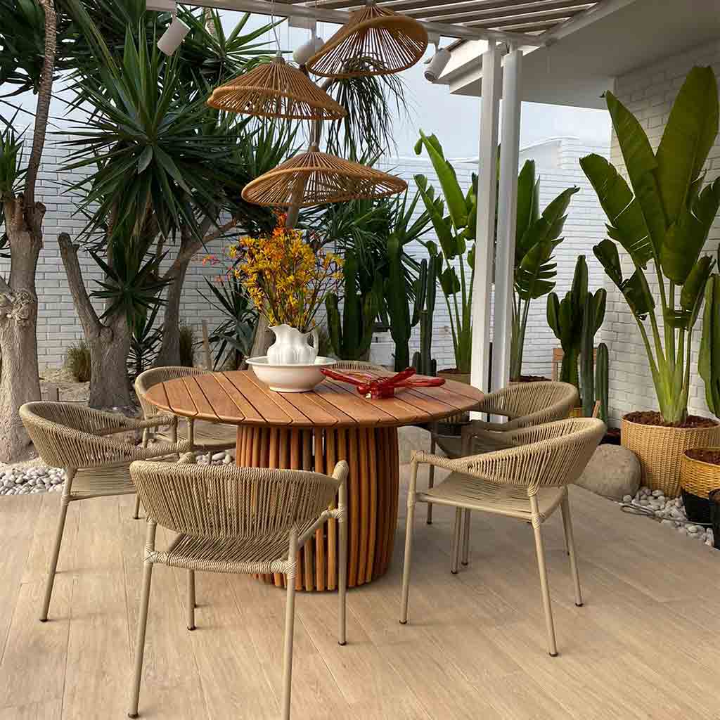 SILLA CAPRI CUERDA TRENZADA