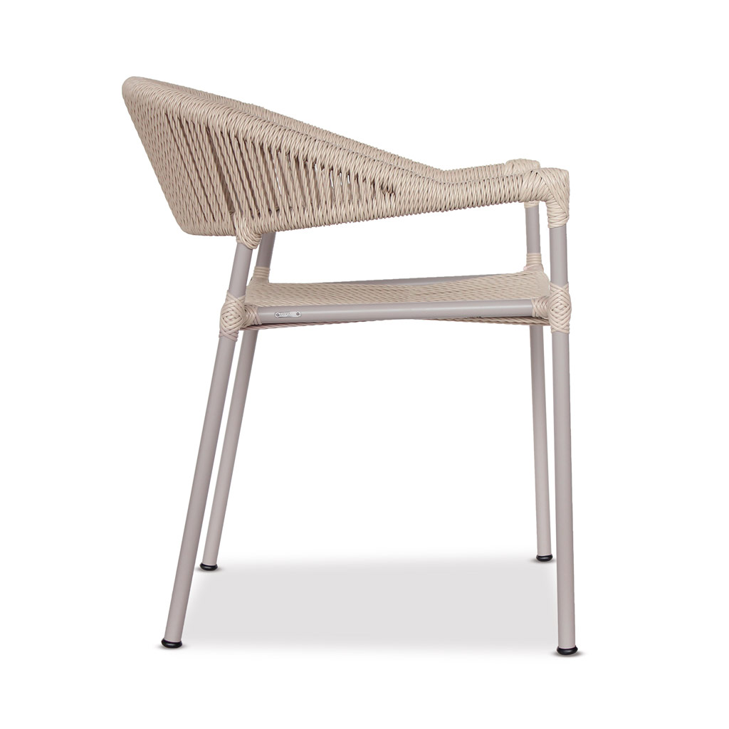 SILLA CAPRI CUERDA TRENZADA