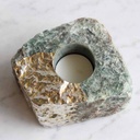 PORTAVELA DE CUARZO VERDE