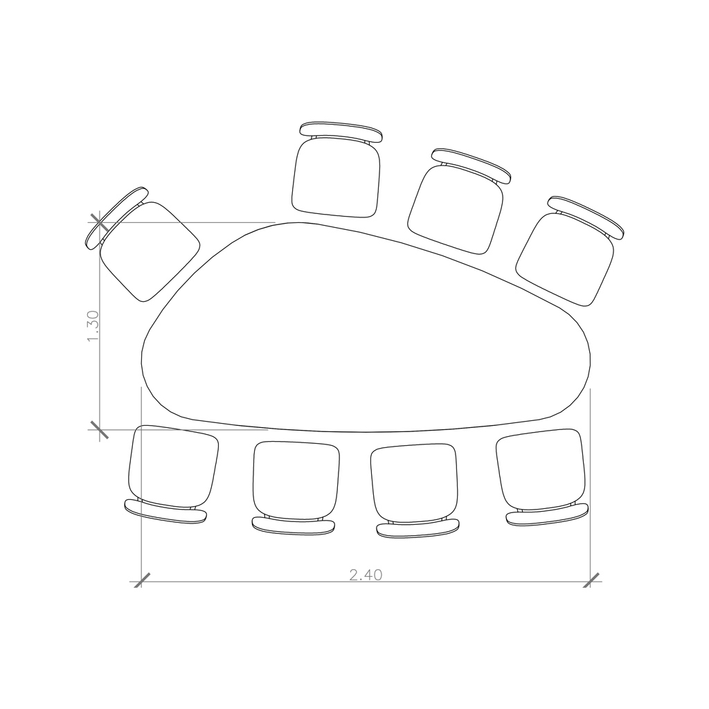 MESA DE COMEDOR BELIZE ORGÁNICA