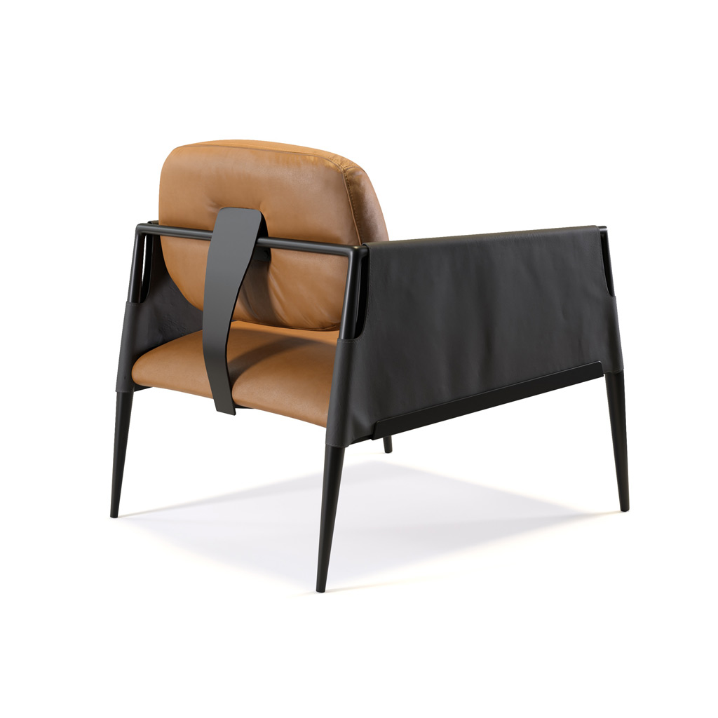 SILLÓN DE CUERO CAROÁ