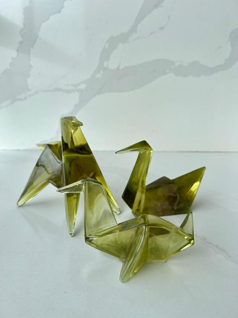 ESCULTURA ORIGAMI SET X3