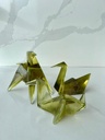 ESCULTURA ORIGAMI SET X3