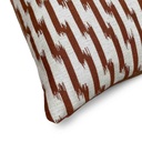 COJÍN  BT50x50 IKAT TERRACOTA