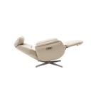 SILLÓN RECLINABLE DE CUERO FLORA