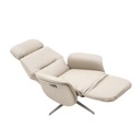 SILLÓN RECLINABLE DE CUERO FLORA