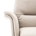 SILLÓN RECLINABLE DE CUERO FLORA