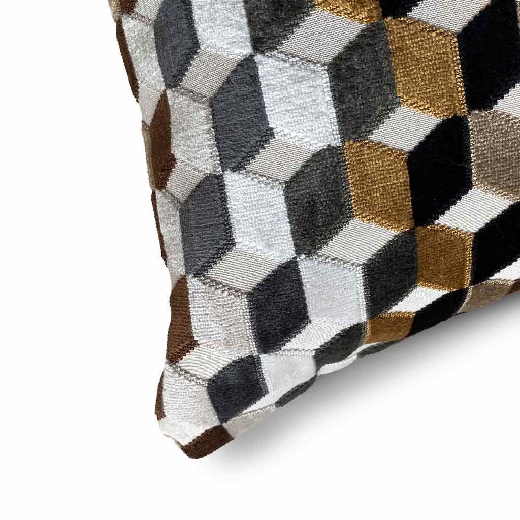 COJÍN  BT50X50 GEO VELVET