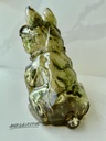 ESCULTURA BULLDOG XL VERDE