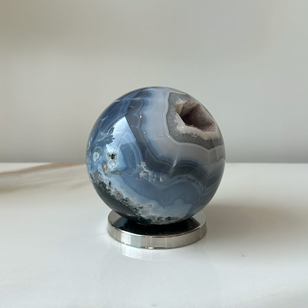 ESFERA PULIDA DE AGATA