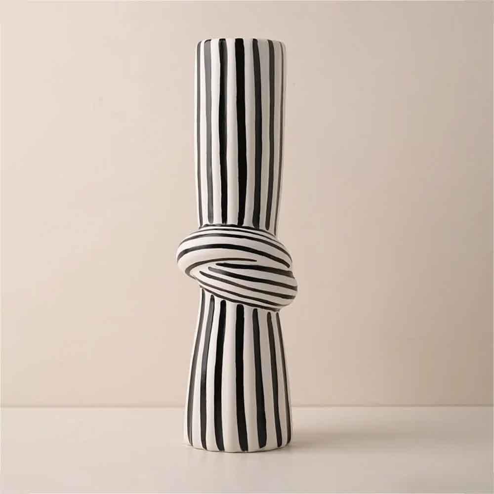 VASE STRIPE KNOT ALTO