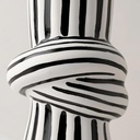 VASE STRIPE KNOT ALTO