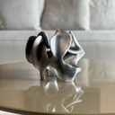 ESCULTURA VOID PLATA ENVEJECIDA