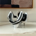ESCULTURA VOID PLATA ENVEJECIDA