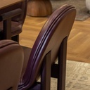 SILLA DE CUERO ESTACA