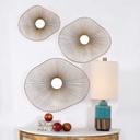 WALL DECOR AVARIE METAL SET X3