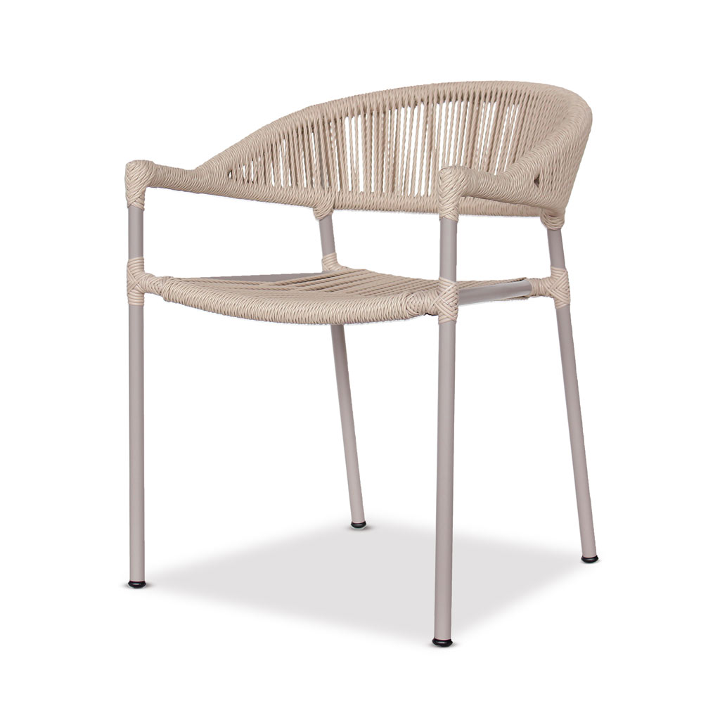 SILLA CAPRI CUERDA TRENZADA