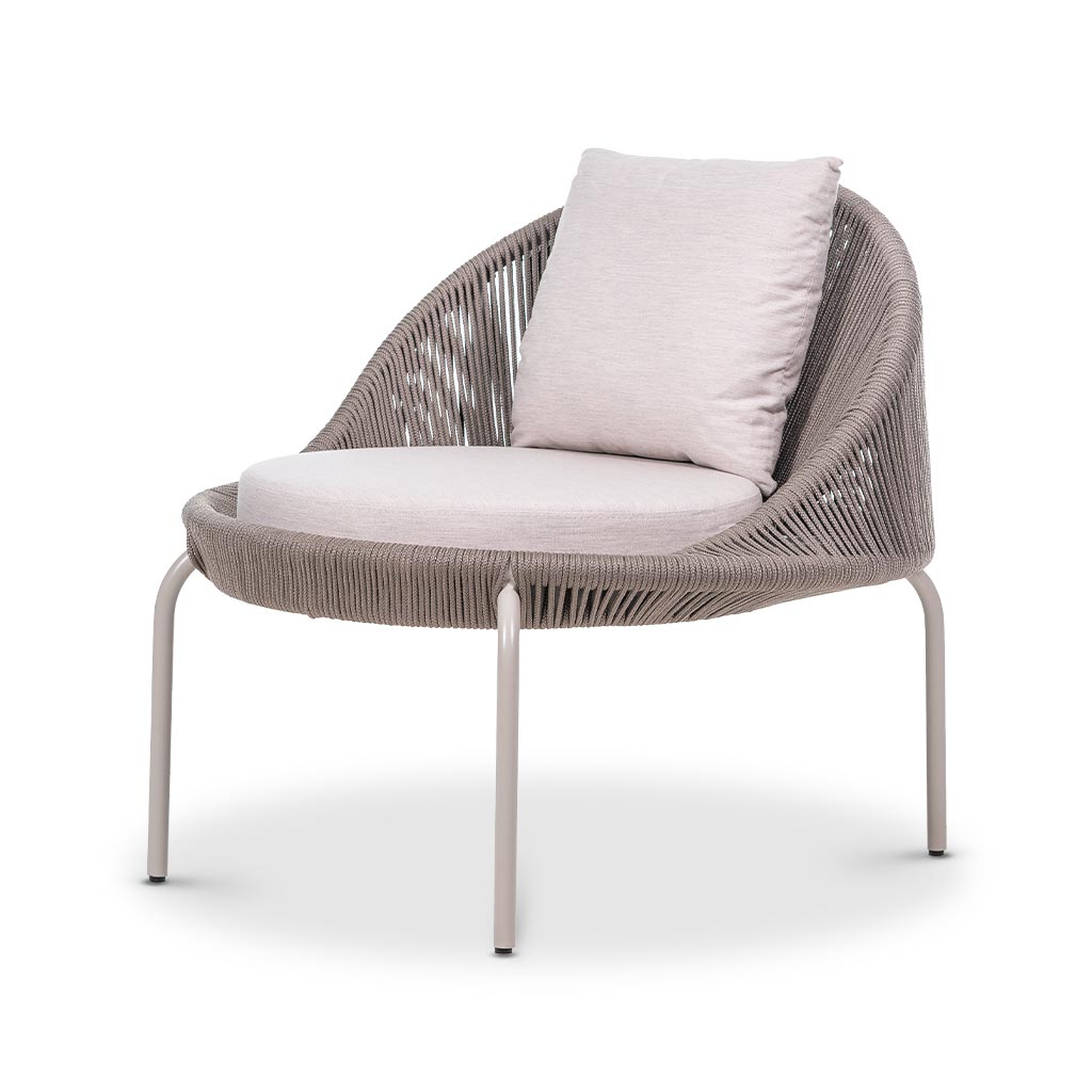 SILLÓN CAPRI CUERDA TRENZADA CRU