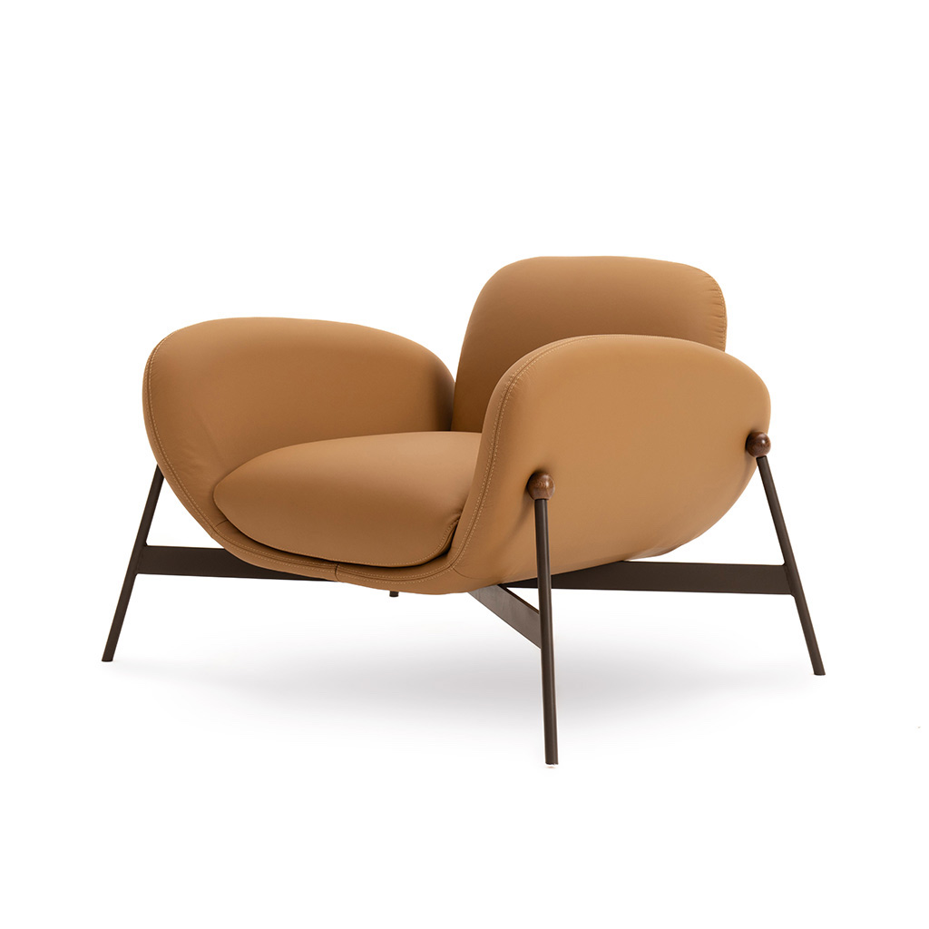 SILLÓN DE CUERO BARISTA