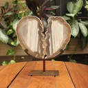 ESCULTURA CHAPA CORAZÓN DE ÁGATA I