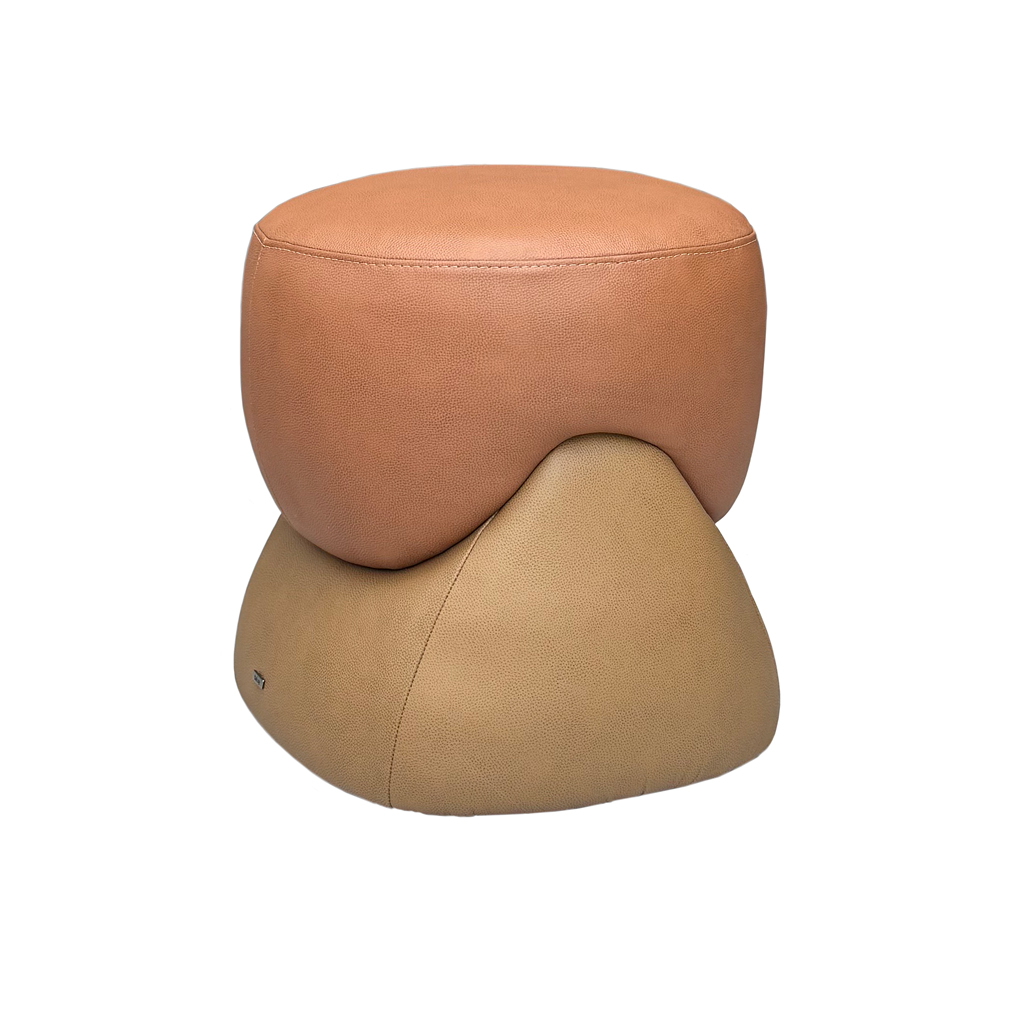 PUFF DE CUERO CANASTRA