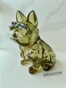 ESCULTURA BULLDOG XL VERDE