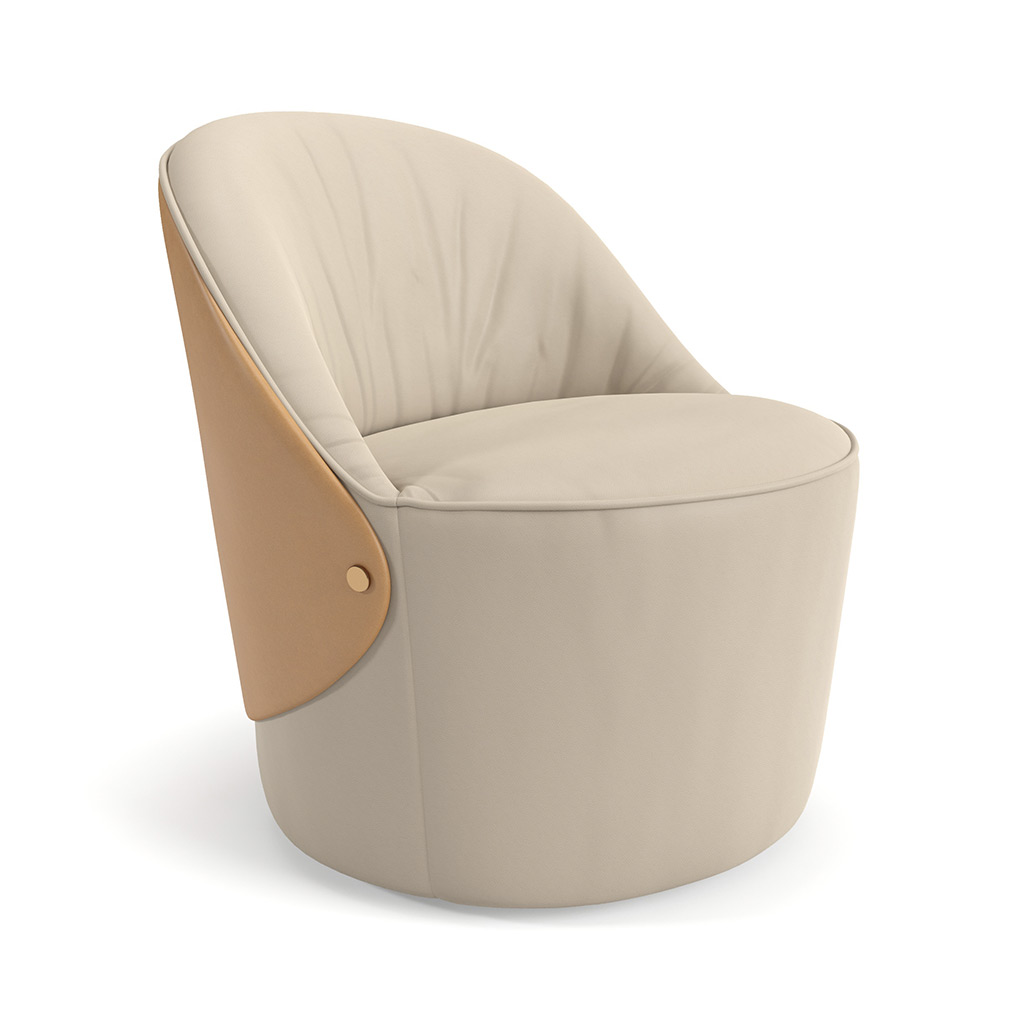 SILLÓN DE CUERO VELA