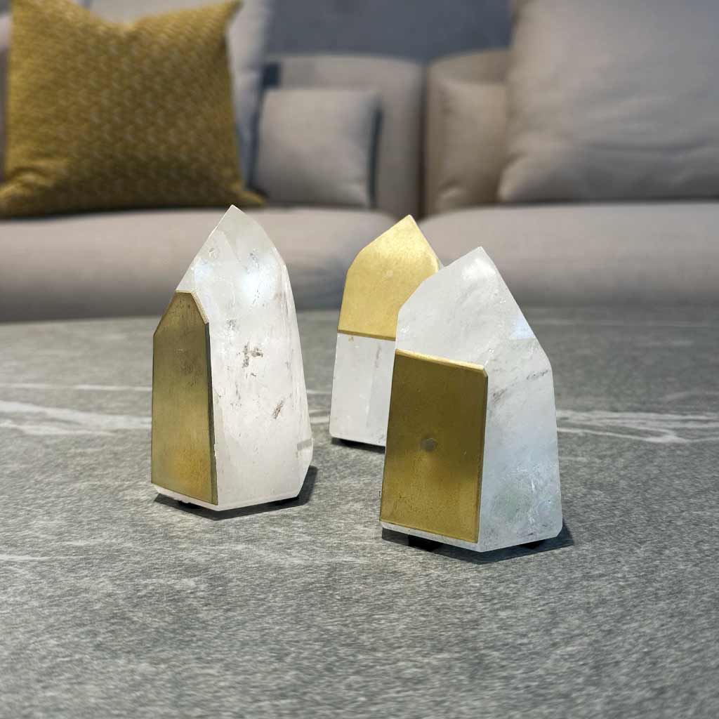 ESCULTURA ETEREOS SET X3 BRONCE