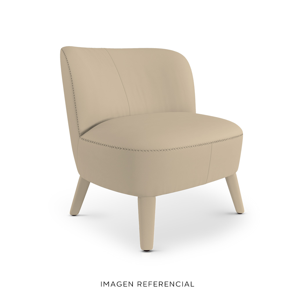 SILLÓN DE CUERO CAJÁ