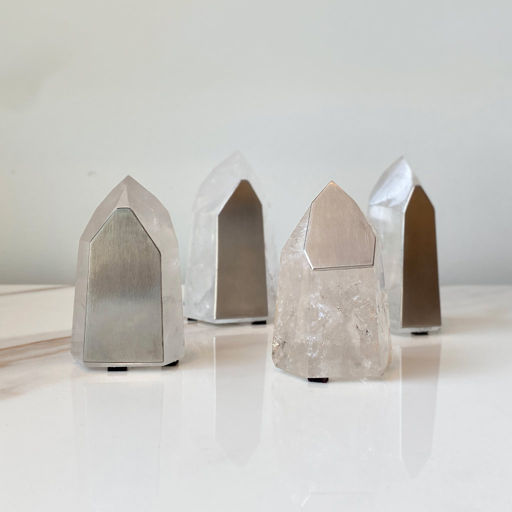 ESCULTURA ETEREOS SET X4 ACERO