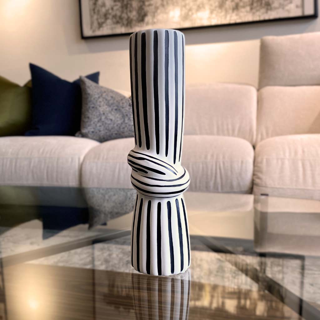 VASE STRIPE KNOT ALTO
