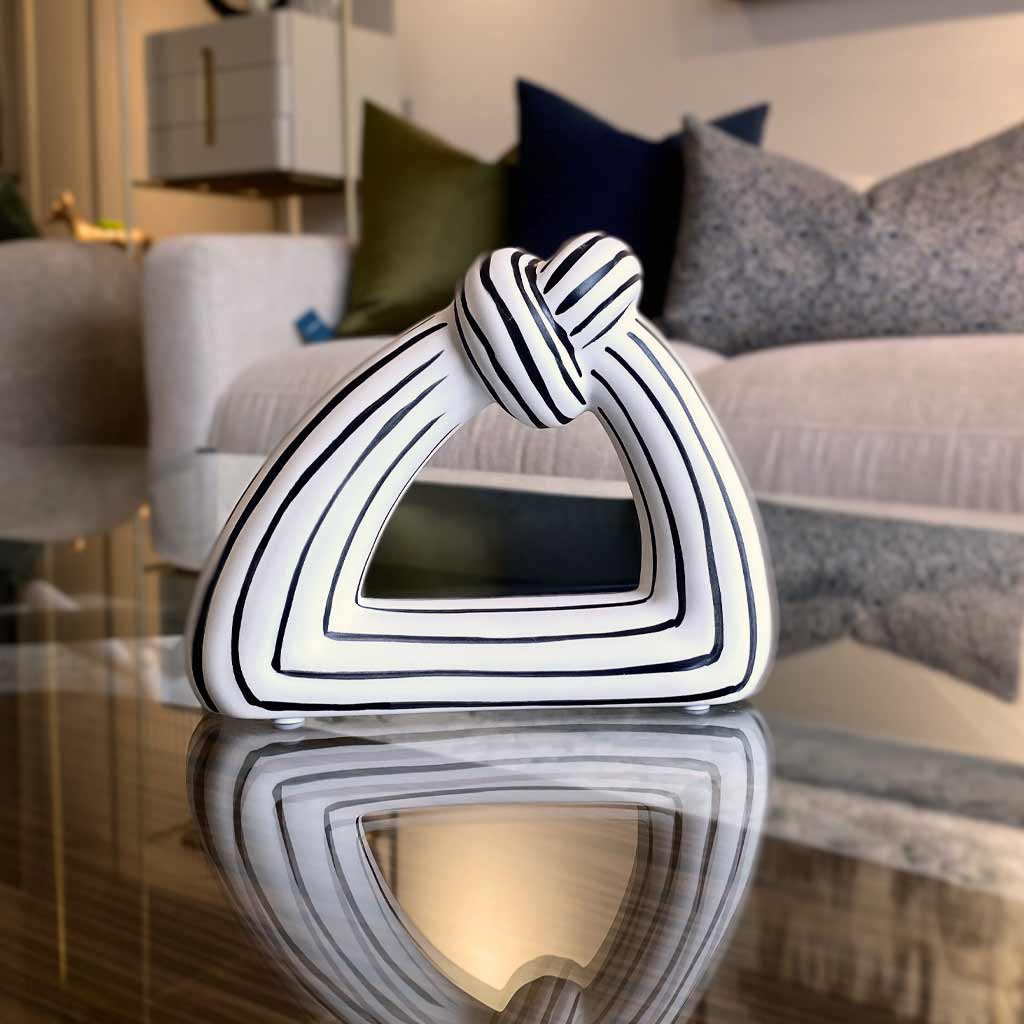 VASE STRIPE KNOT BAJO