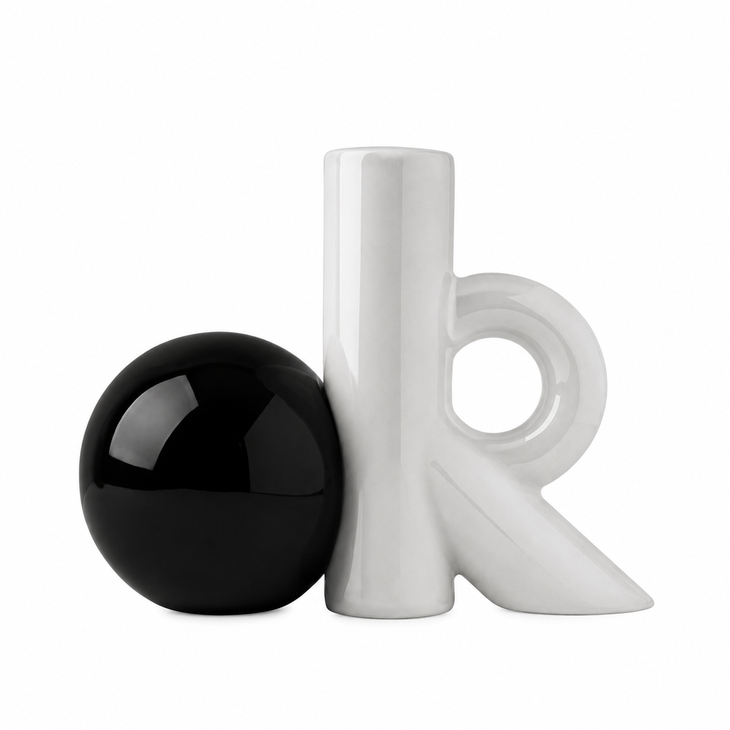 VASE ESFERA K BLACK