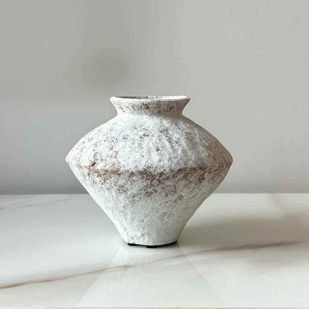 VASE WABI WHITE SMALL