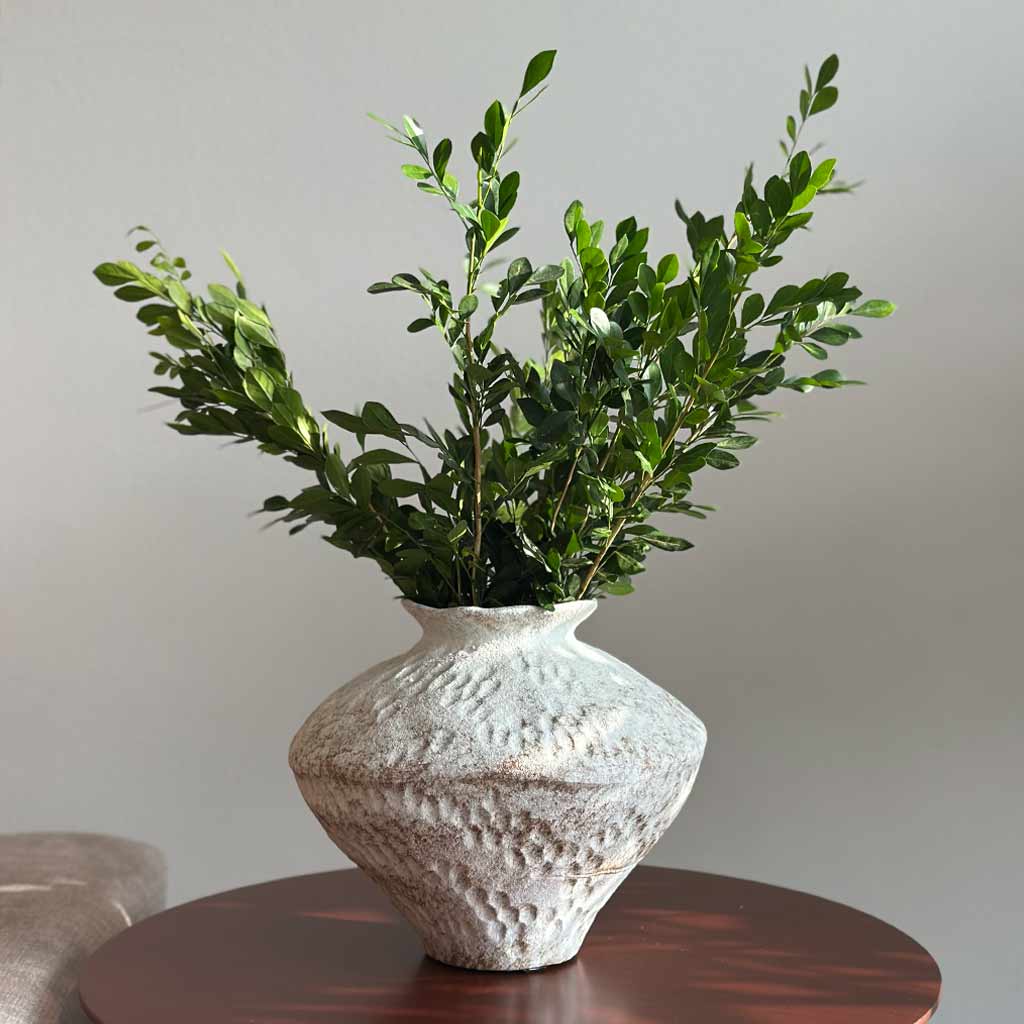 VASE WABI WHITE LARGE