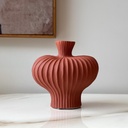 VASE RED FLOWER MEDIUM