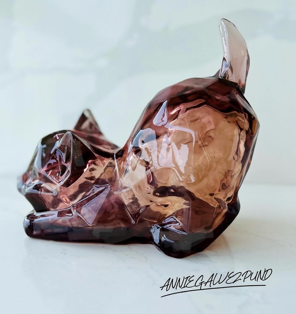 ESCULTURA KITTEN ROJO