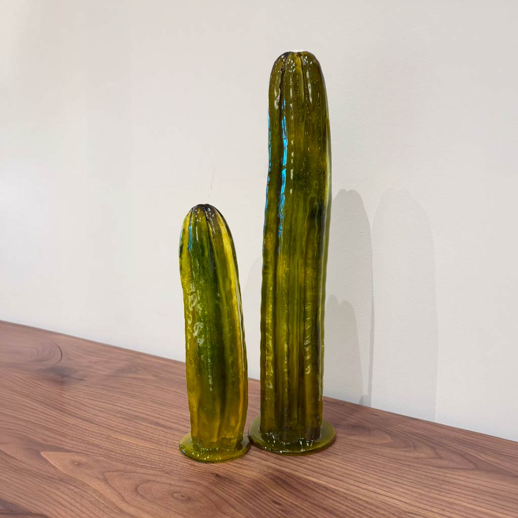 ESCULTURA CACTUS SAN PEDRO SET X2