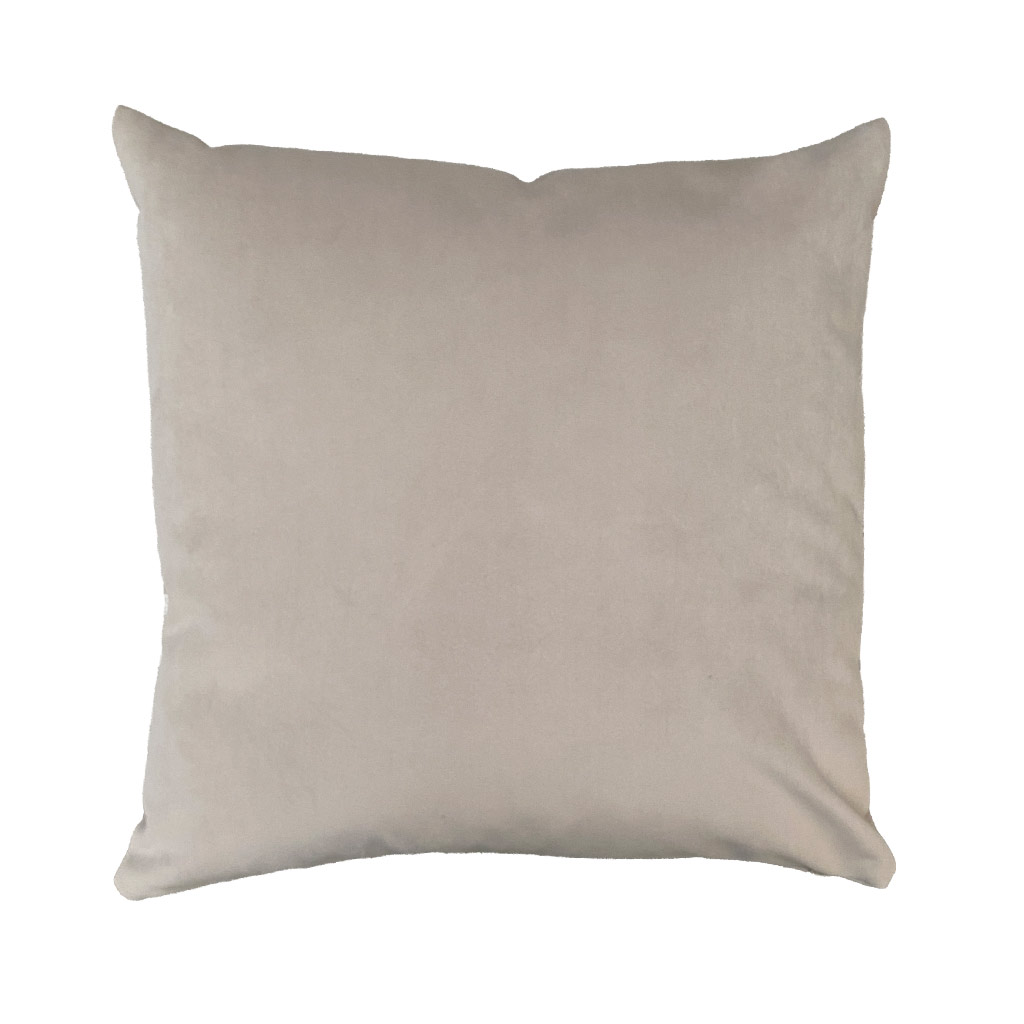 COJÍN  BE50X50 GREIGE VELVET