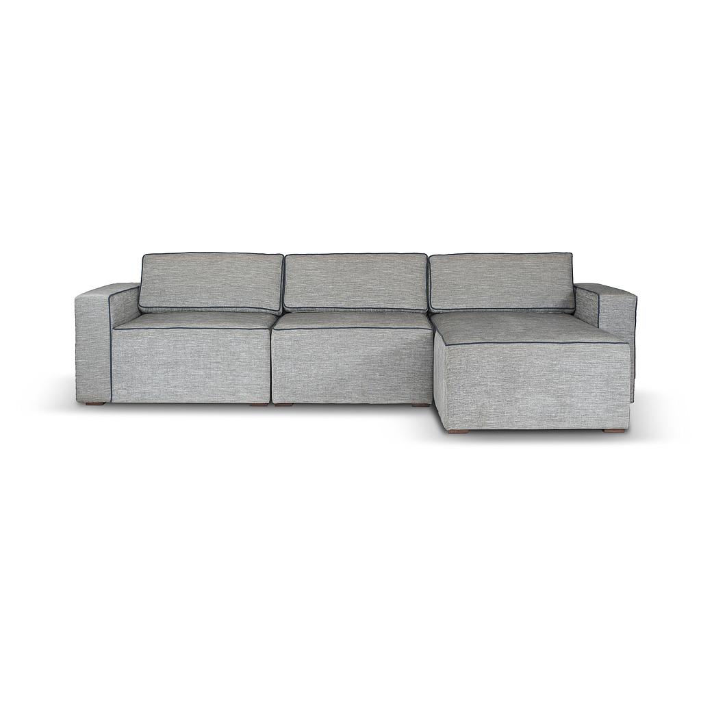 SECCIONAL LUKA (CHAISE.VERT.BR.DER/ SILLÓN S/BR/ SILLÓN BR.IZQ.)