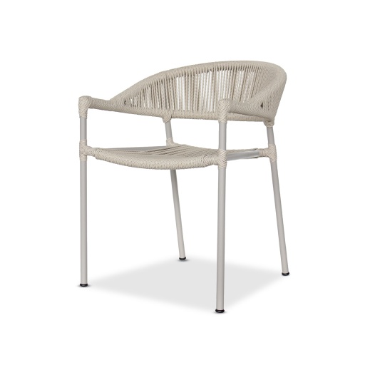 SILLA CAPRI CUERDA TRENZADA