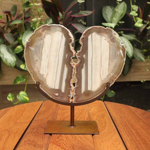 ESCULTURA CHAPA CORAZÓN DE ÁGATA II