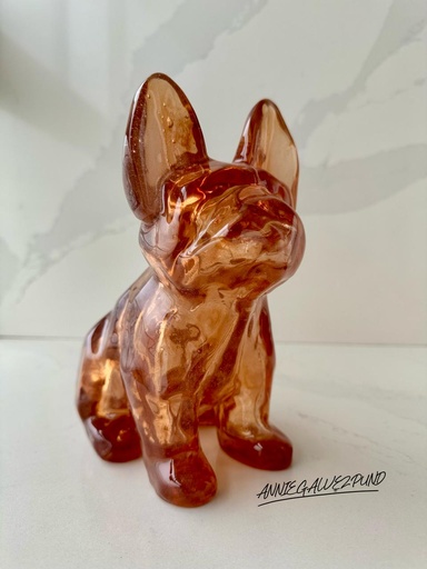 ESCULTURA FRENCHIE ROJO