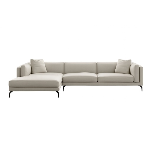 SOFA DE CUERO SECCIONAL FULTON