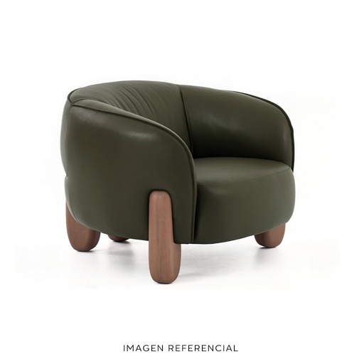 SILLÓN DE CUERO TRUFA