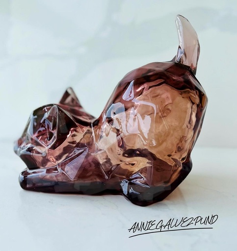 ESCULTURA KITTEN ROJO